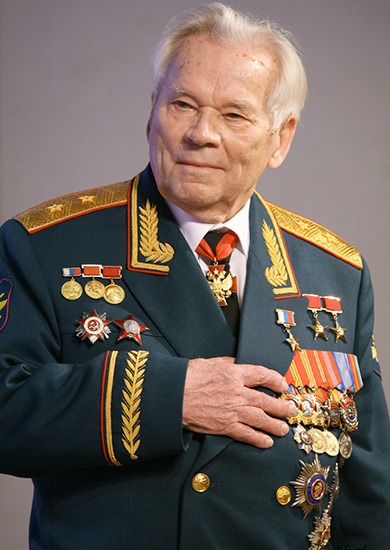 Mikhail Kalashnikov (10 November 1919 – 23 December 2013)